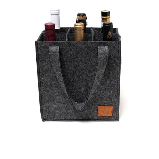 Imagem de Sacola Para 6 Garrafas De Vinho Bolsa Wine Bag Mala Protetor