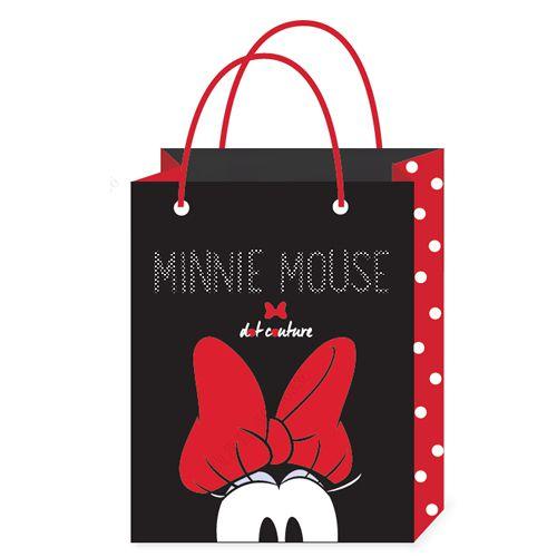 Imagem de SACOLA PARA PRESENTE MODELO DISNEY MINNIE MOUSE 23X18X10cm.