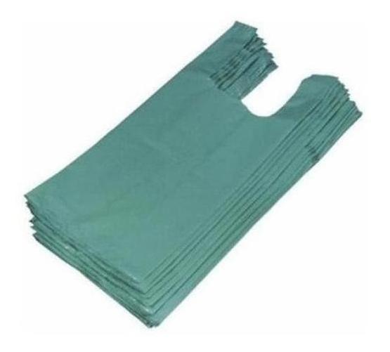 Imagem de Sacola Reciclada 40X50 Verde Com 5Kg Lojas
