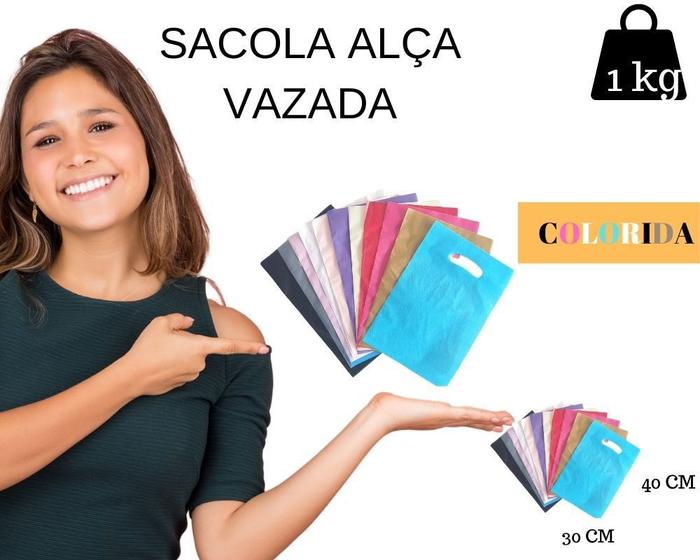 Imagem de Sacolas Plásticas Boca de Palhaço - Atacado - 1kg