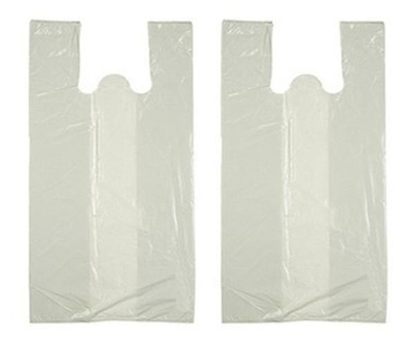 Imagem de Sacolas Plasticas Branca Reciclada Recuperada 70X90 Com 5 Kg