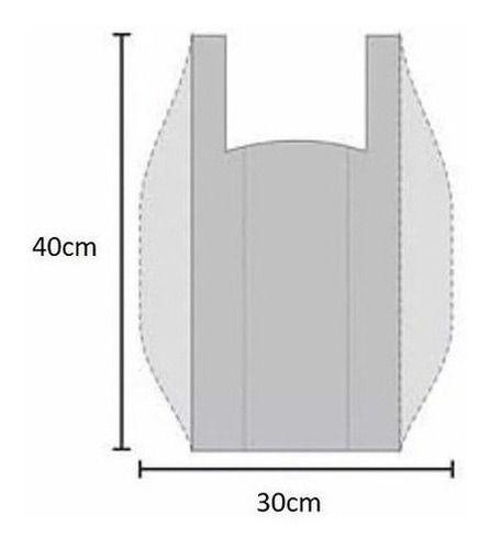 Imagem de Sacolas Plasticas Branca Reciclada Reforçada 5 Kg 60x80