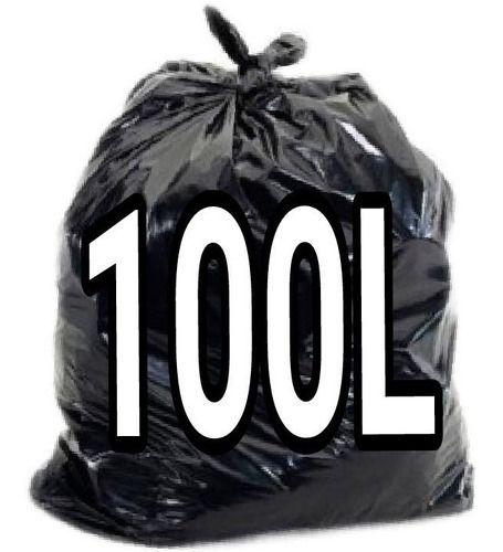 Imagem de Sacos De Lixo 100 Litros Preto 100 Unid Resistentes