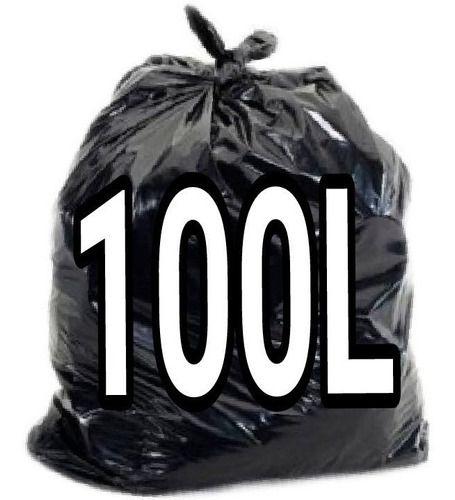 Imagem de Sacos De Lixo 100 Litros Preto 300Un Resistentes