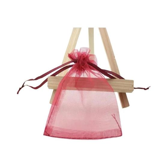 Imagem de Sacos de Organza para Presentes - 100 Peças (5x7cm, 7x9cm, 9x12cm) - Ideal para Casamento e Natal