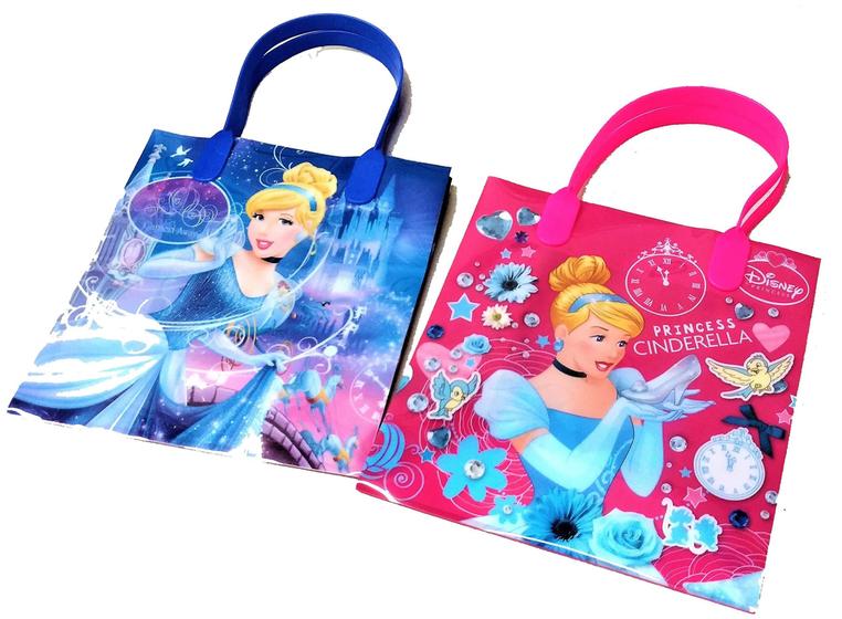 Imagem de Sacos de Presentes Reutilizáveis da Cinderela Disney (12 Unidades)