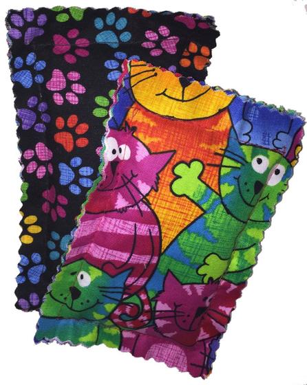Imagem de Sacos de Travesseiro com Catnip Crazy Cat II Johnson Pet - Pacote com 2