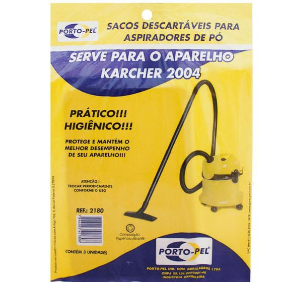 Imagem de Sacos Descartáveis Para Aspiradores De Pó Karcher 2004.