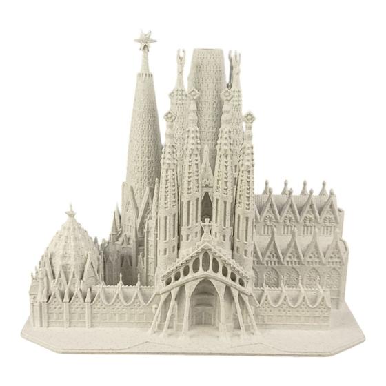 Imagem de Sagrada Família Decoração Barcelona Espanha Replica Para Presente Para Decoração E Enfeite