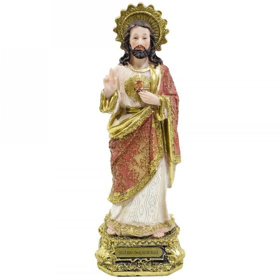 Imagem de Sagrado Coração De Jesus 21Cm - Enfeite Resina