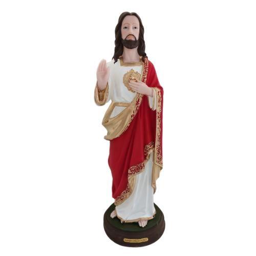 Imagem de Sagrado Coração de Jesus 30cm - Resina