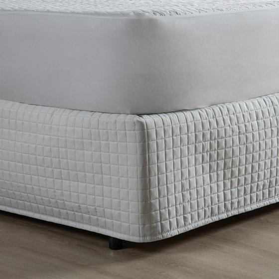 Imagem de Saia Box Matelada Tamanho King 2,03m x 1,93cm Branco