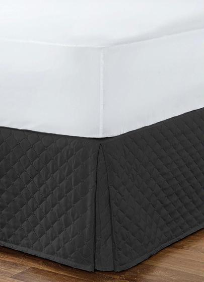 Imagem de Saia Box Matelada Ultrassônico Casal King Size Cor Preto