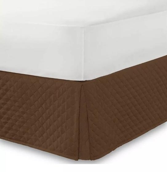 Saia box para cama queen matelado ultrassonica Menor preço em Saia box para cama queen matelado ultrassonica
