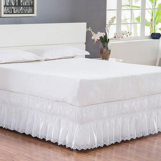 Saia Box Queen Essenciale com Bordado Ultrassônico - Branco Menor preço em Saia Box Queen Essenciale com Bordado Ultrassônico - Branco