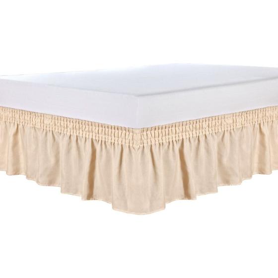 Imagem de Saia Cama Box Tamanho Universal Varias Cores Com Elástico Design Elegante e Sofisticado 200 Fios