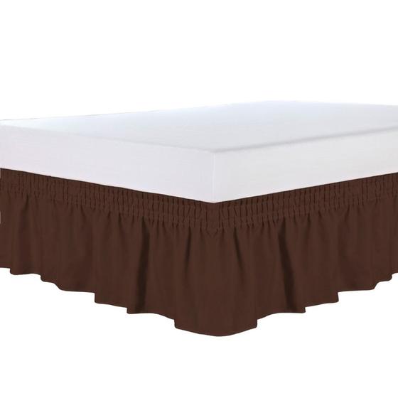 Imagem de Saia Cama Box Tamanho Universal Varias Cores Com Elástico Design Elegante e Sofisticado 200 Fios