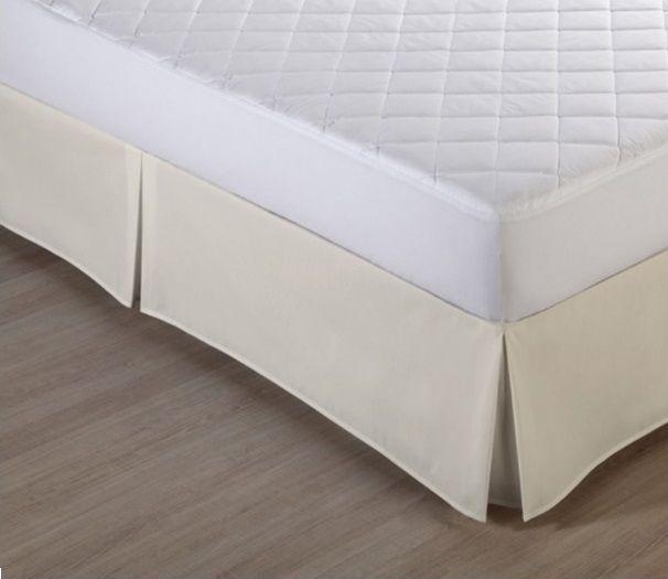 Imagem de Saia Cama Box Viúva Solteirão Creme Admirare