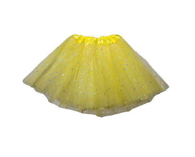 Imagem de Saia de tule com Estrelinha Infantil 30cm