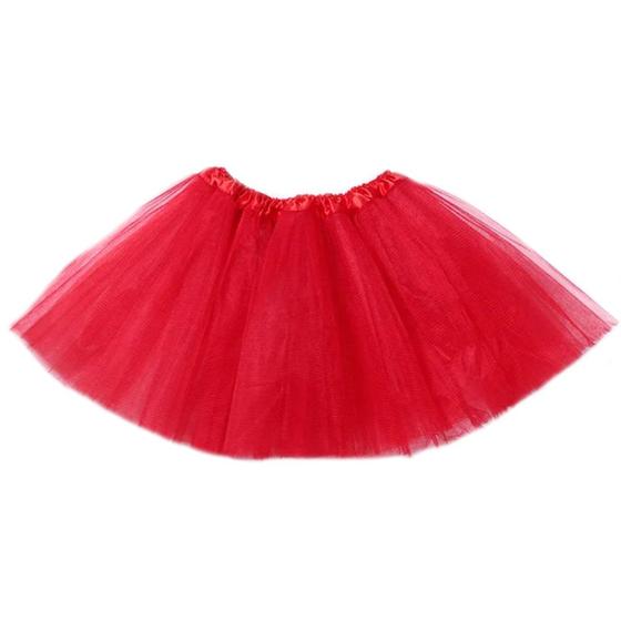 Imagem de Saia de Tule Cores Sortidas Tutu Infantil Rococó Fantasia Ballet Carnaval Acessório Bloquinho Halloween Dia das Bruxas