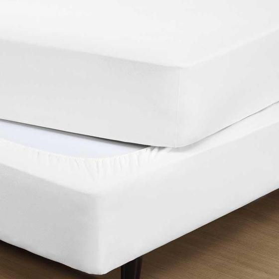 Imagem de Saia Fit Box Queen Size com Elástico 100 Algodão - Sulbrasil