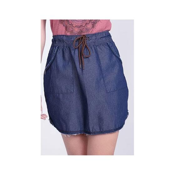 Imagem de Saia Jeans Feminino com Elástico Azul 5316A - O'Neill