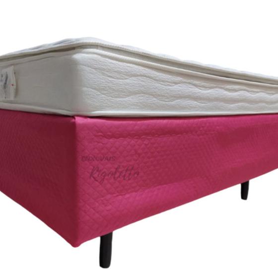 Imagem de Saia Matelada King Box com Elástico Micropercal Cama Baú