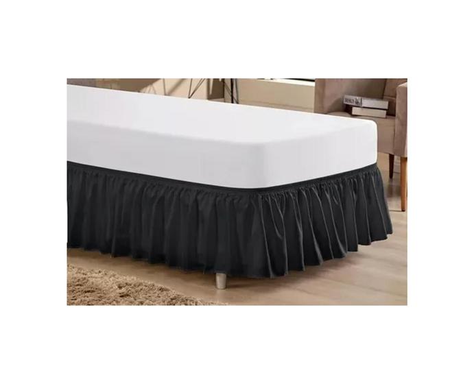 Imagem de Saia Para Cama Box Casal King Com Bainha 2.03 x 1.93 x 40 CM