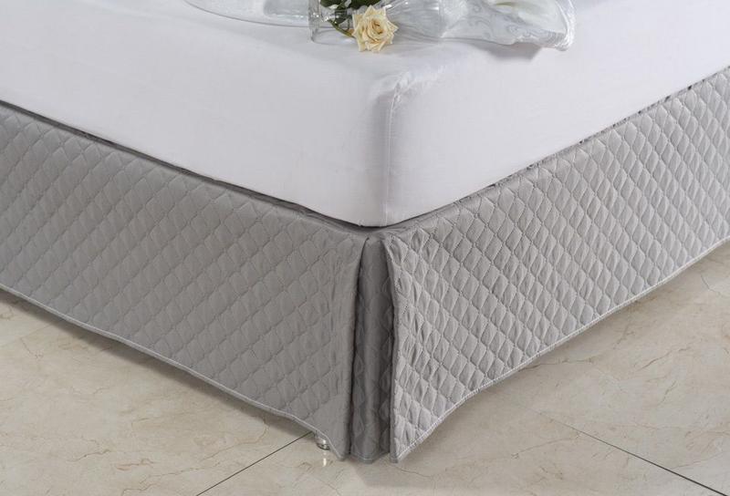 Imagem de Saia Para Cama Box Casal Queen Size Matelada Microfibra sem elastico