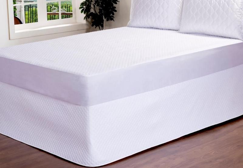 Imagem de Saia Para Cama Box Colchobox Matelassado Casal