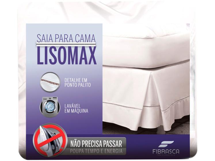 Imagem de Saia para Cama Box Solteiro Lisomax Fibrasca