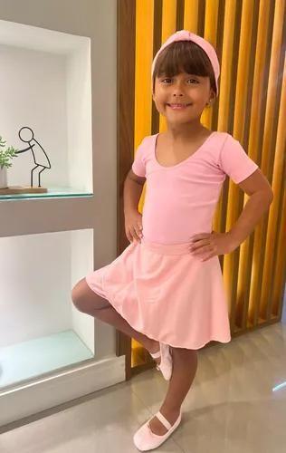 Imagem de Saia Transpassada De Ballet Infantil Dança Uniforme Jazz