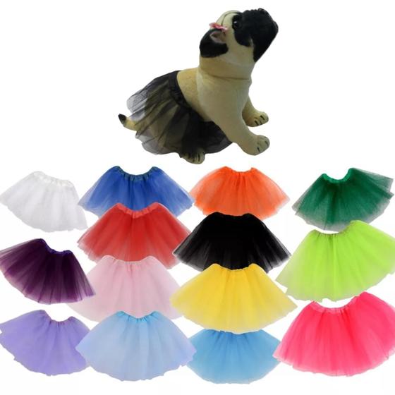 Imagem de Saia Tule Pet Carnaval Cachorros E Gatos Fantasia