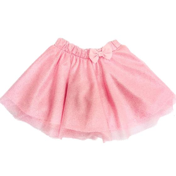 Imagem de Saia Tutu com Glitter Brilhante Infantil Feminina  