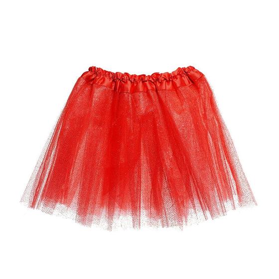 Saia Tutu Tule Infantil Carnaval Vermelho Unicórnio Fantasia Menor preço em Saia Tutu Tule Infantil Carnaval Vermelho Unicórnio Fantasia