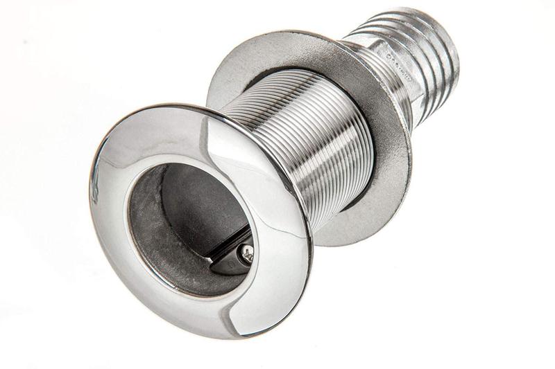 Imagem de Saída Água Costado em Aço Inox 1-1/2" Attwood 66553-1