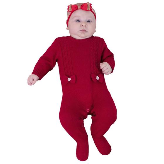 Imagem de Saída de Maternidade Tricô Kids de Tricô Vermelho