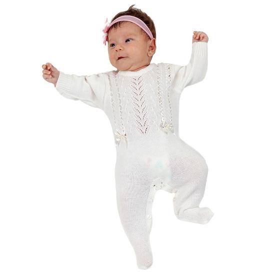 Imagem de Saída de Maternidade Tricô Kids Texturizada Com Bordado Off