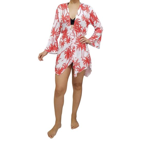 Imagem de Saída De Praia/ Kimono Com Pontas e Proteção UV e Regulagem