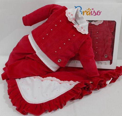 Imagem de - Saída Maternidade Plush Luxo Paraiso Bebê Menina Ref. 11642