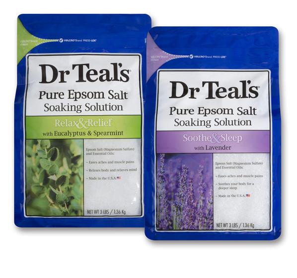 Imagem de Sais de Epsom Dr. Teal's com Eucalipto e Lavanda - 6000ml (2 Sacos)