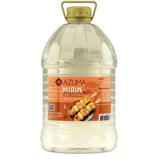 Sake culinário mirin (licoroso) azuma 5l (saquê) Azuma Kirin Saquê Magazine Luiza