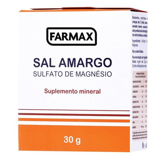 Imagem de Sal amargo medicamento 30g farmax