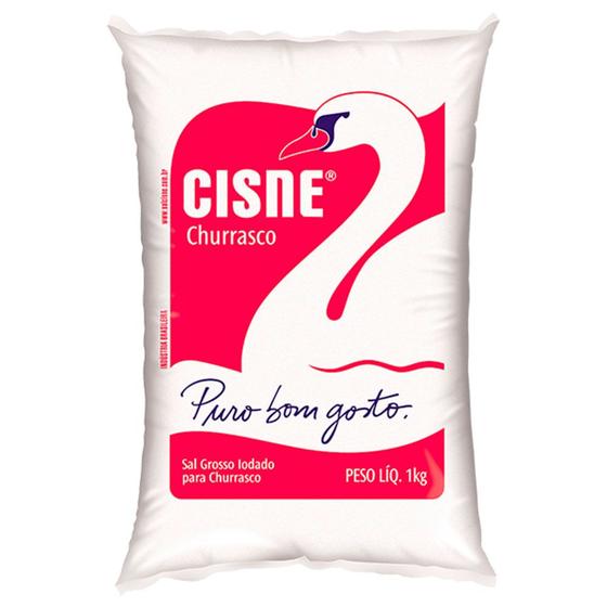 Imagem de Sal Grosso Para Churrasco Cisne 1kg