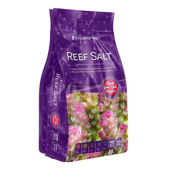 Imagem de Sal Marinho Aquaforest Reef Salt 25Kg Especial Para Corais