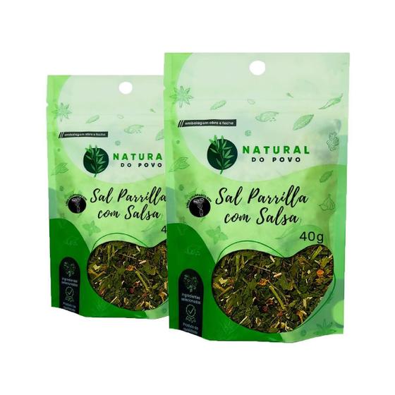Imagem de Sal Parrilla Com Salsa Tempero Selecionado Kit 2 Pouch 40G