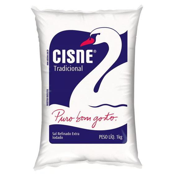 Imagem de Sal Refinado Tradicional Cisne 1kg