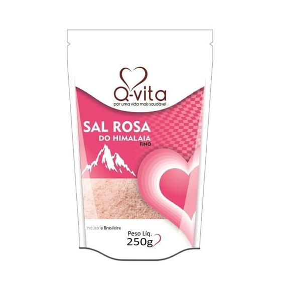 Imagem de Sal Rosa Do Himalaia Fino Q-Vita 250G