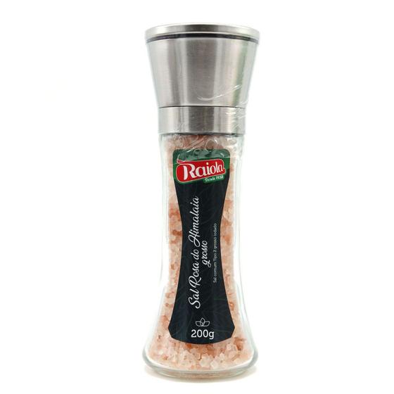 Imagem de Sal Rosa do Himalaia Grosso Com Moedor Raiola 200g