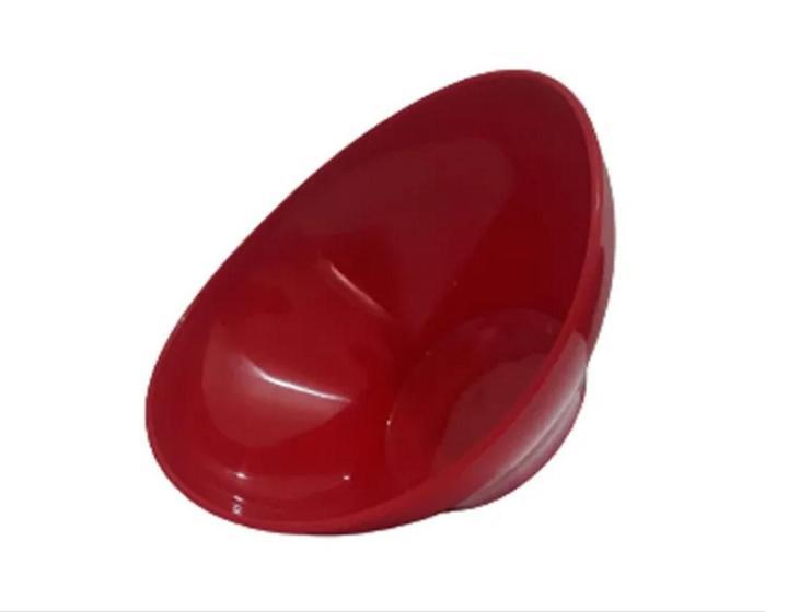 Imagem de Saladeira Redonda Plástica Reforçado Funda  1,8 Lt Vermelha